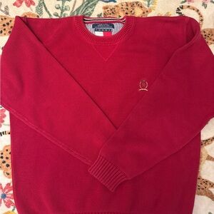 Tommy Hilfiger Red Crewneck Sweater